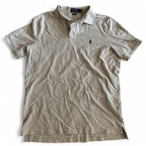 Mens Polo Ralph Lauren Rugby Big Pony 
Shirt Tan Light Brown Size Medium